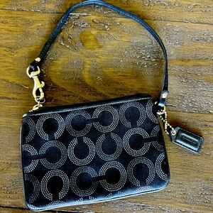 Black small Coach clutch